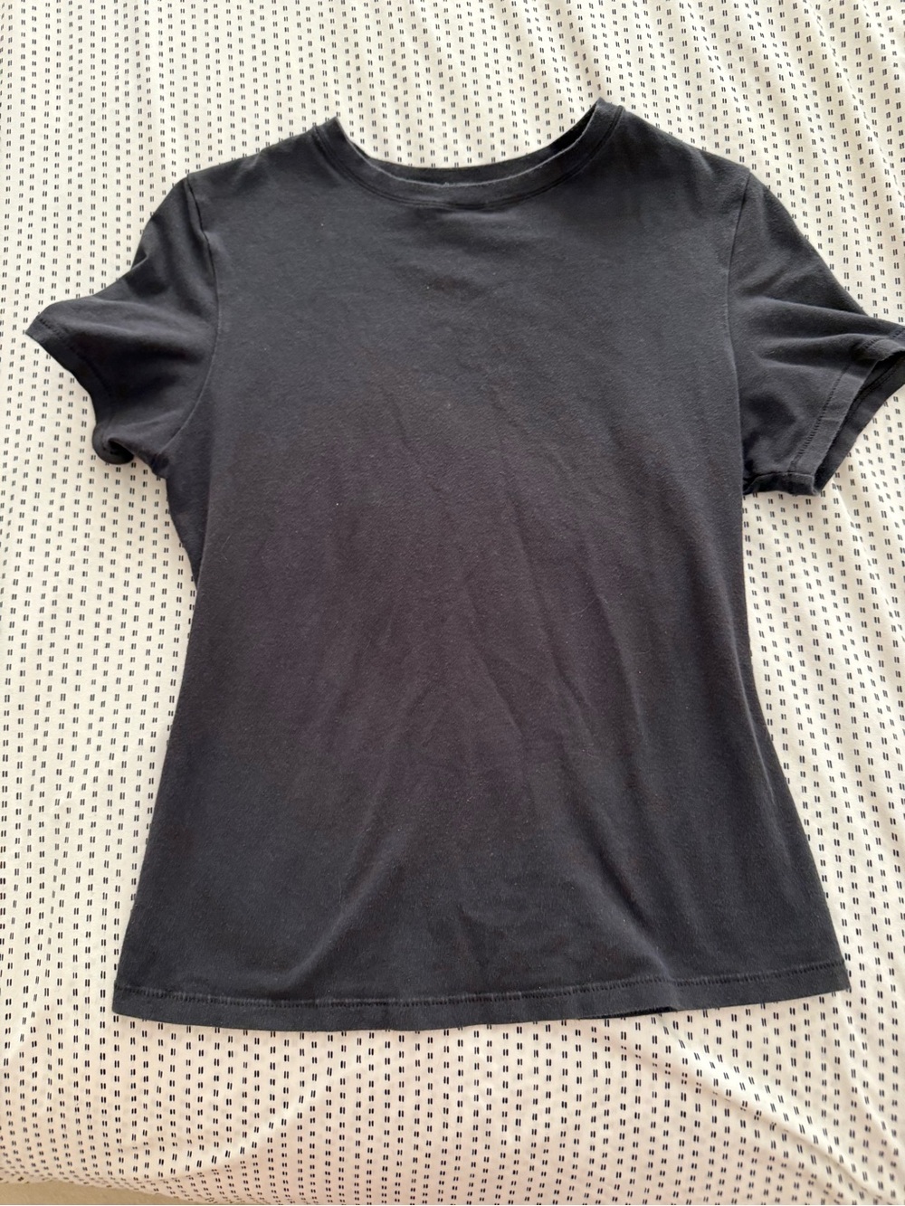 SKIMS Women's Black Short Sleeve Crew Tee